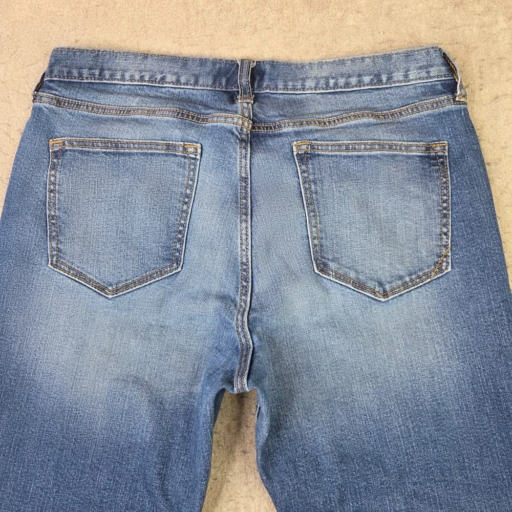 Banana Republic Athletic Jeans Mens 33x32 Blue Whisker Stretch Denim